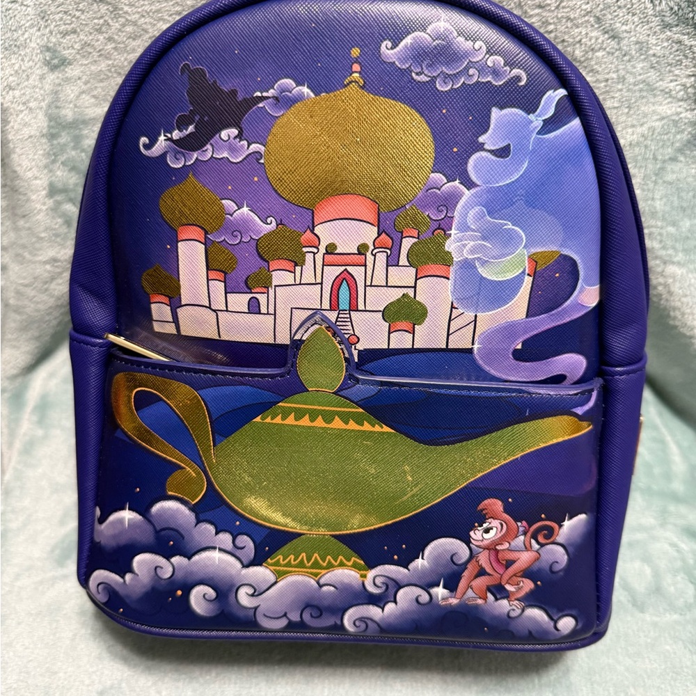 Loungefly Disney Jasmine Castle Series Mini Backpack NWT